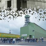 L'ancien silo de La Boissière-de-Montaigu (années 70) et le nouveau silo de 11 000 tonnes de stockage inauguré en avril 2015.