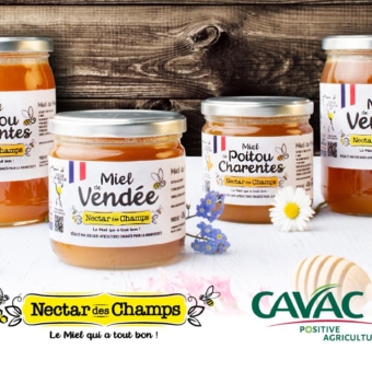 La coopérative Cavac lance son miel « Nectar des Champs »
