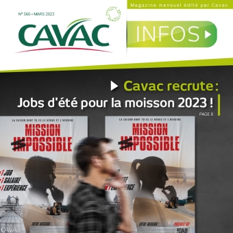 Cavac Infos 566 – Mars 2023